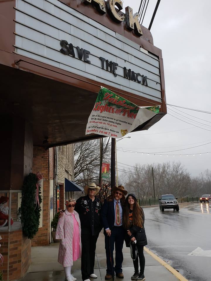 Singer-songwriters, Laid Back Country Picker, Teresa from Luna & the Mountain Jets, Tyler Childers and Senora May stand in Irvine, KY.