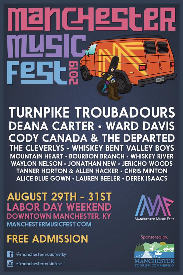 Manchester kentucky flyer for the manchester music fest. Eastern kentucky is becoming a live music destination.