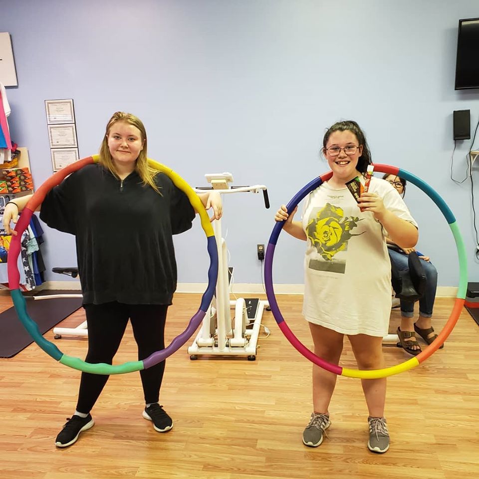 Young women at Spirit Strong Fitness, a studio gym for women in Paintsville Kentucky. MACED supports them with a business loan