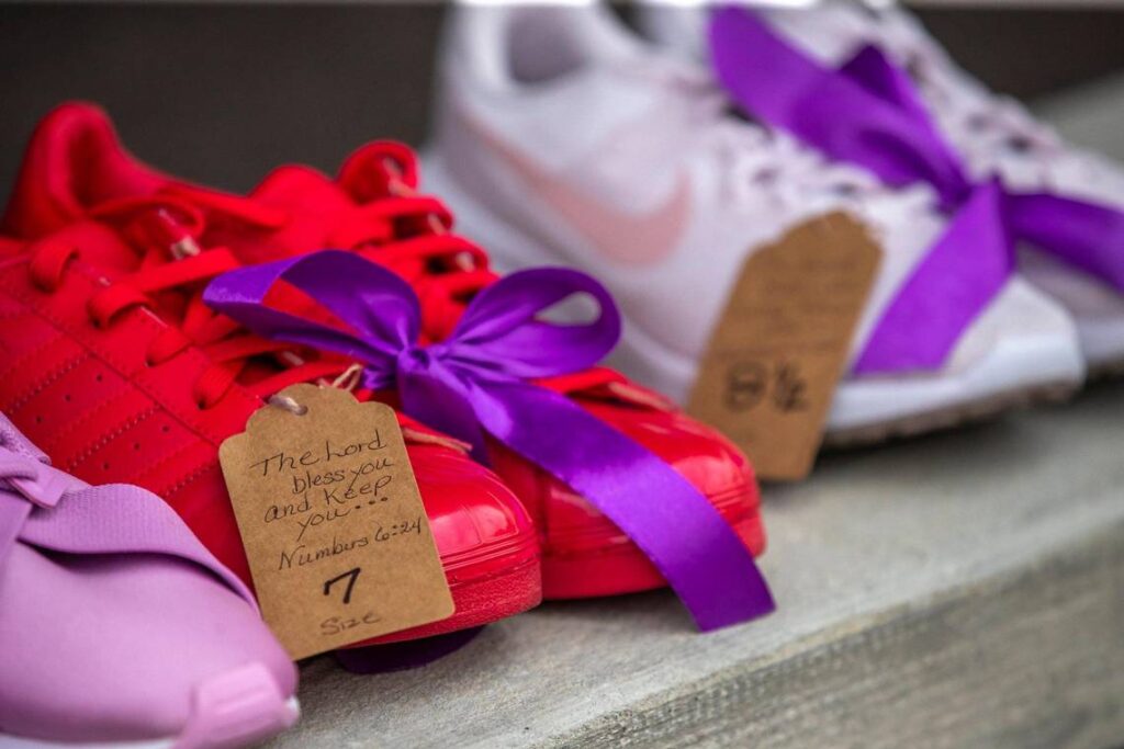 Ryan Hermands herald leader neon shoes