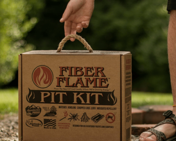 fiber flame pit kit paint lick ky tree