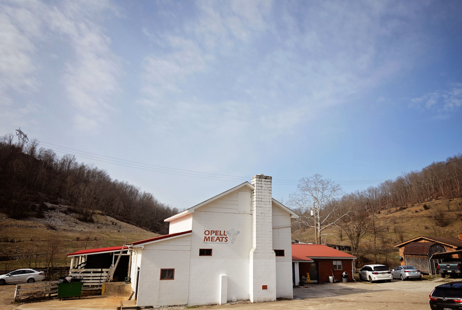 The building for Opell Meats on Bear Creek Road in Boyd County, Kentucky.